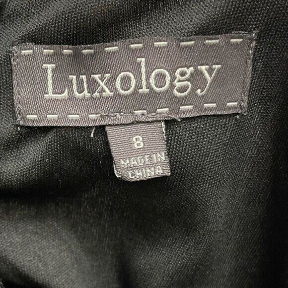 Floral Boho‎ Maxi Dress Womens Size 8 Black Pink Green Belted V Neck Long - Picture 6 of 8